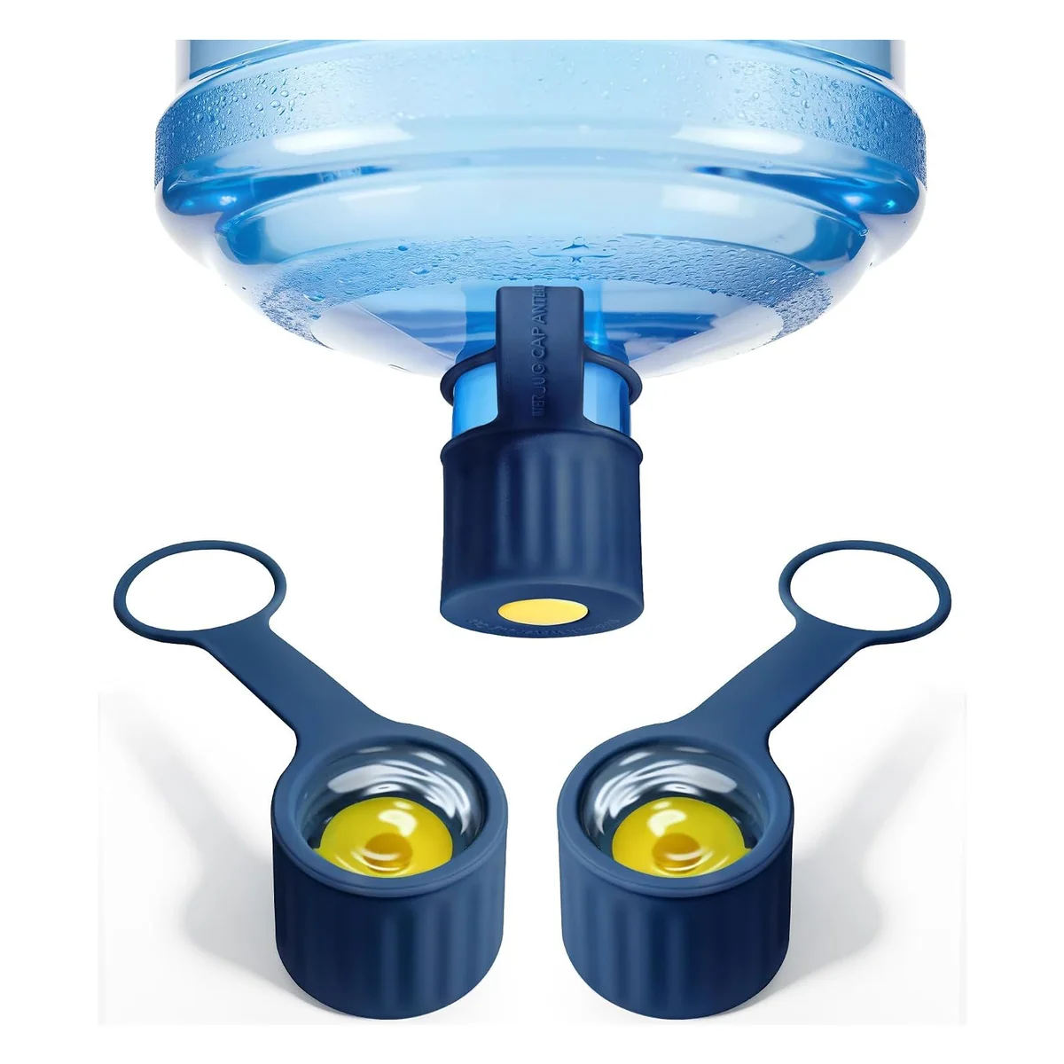 Redsack Silicone Water Jug Caps for 2 to 5 Gallon Bottles